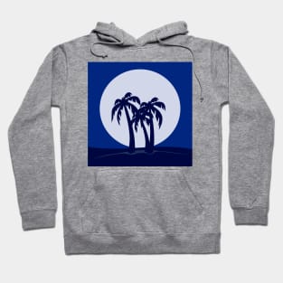 Once In A Blue Moon - Abstract Hoodie